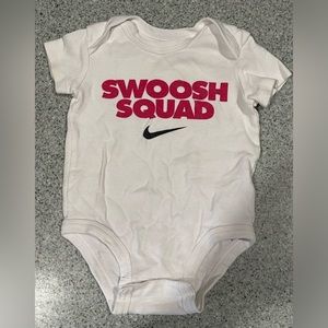 Nike Onesie “Swoosh Squad” 3-6 Months